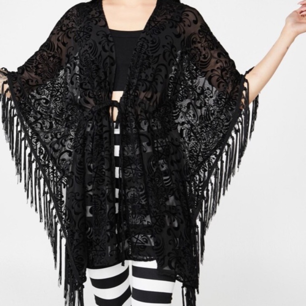 killstar bloodlust kaftan, size small